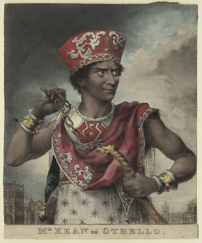 NPG D21258; Edmund Kean as Othello by and published by John William Gear